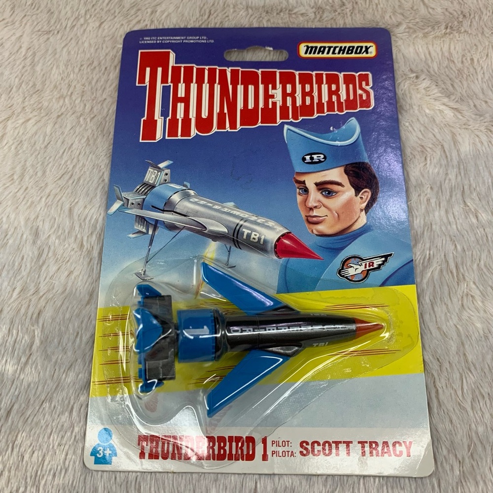 Matchbox Thunderbirds Thunderbird 1 Pilot Scott Tracy (1992) Vintage Collectible